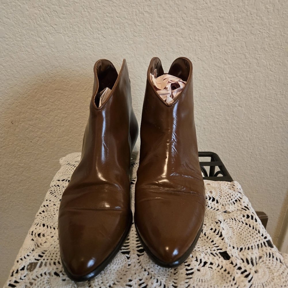 Womens Brown Leather Shoes